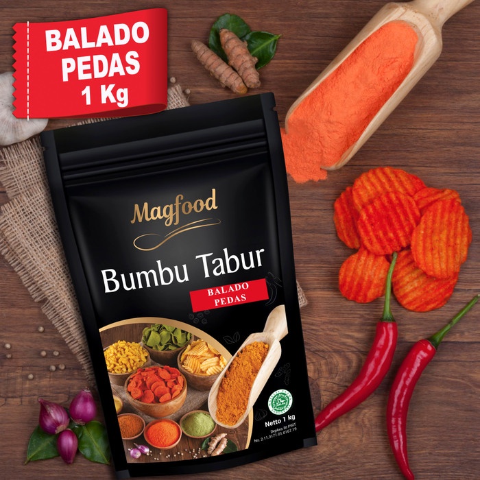 Jual Magfood Bumbu Tabur Balado Pedas Kemasan Kg Shopee Indonesia