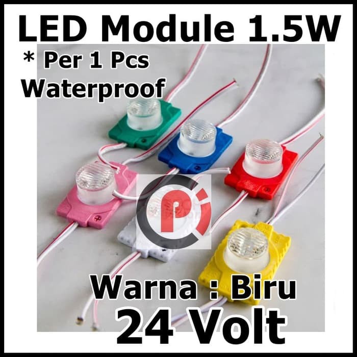 Jual Led Module Batang Volt V Mata W Lensa Waterproof Warna