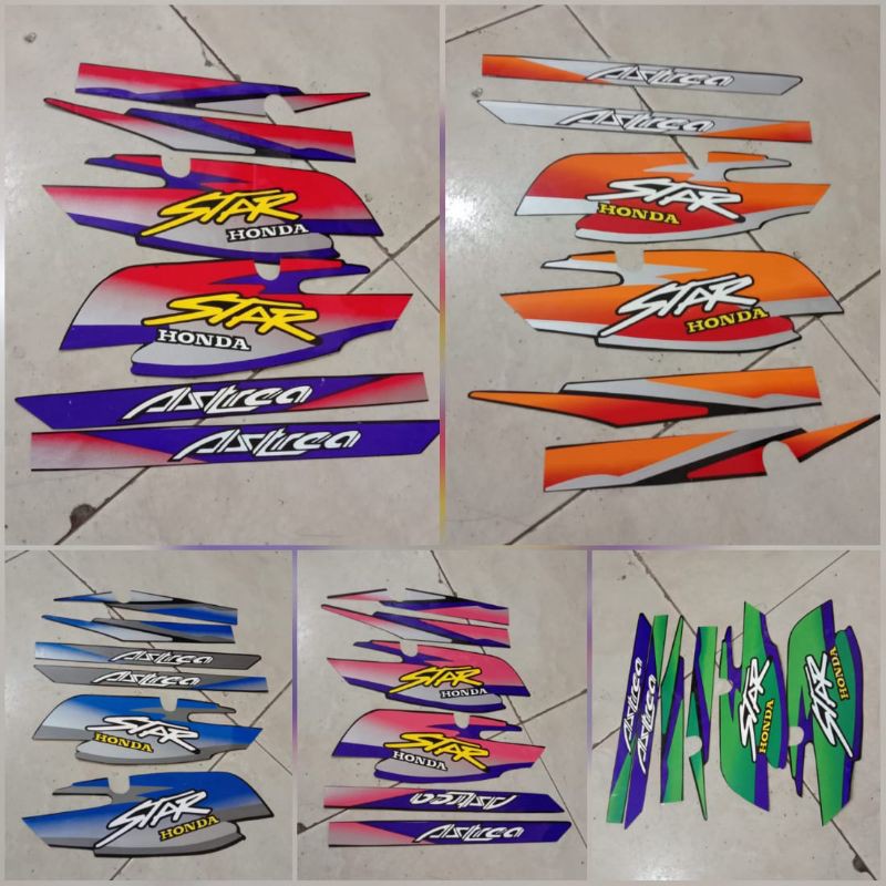 Jual Sticker Striping Decal Honda Astrea Star Tahun An Shopee Indonesia