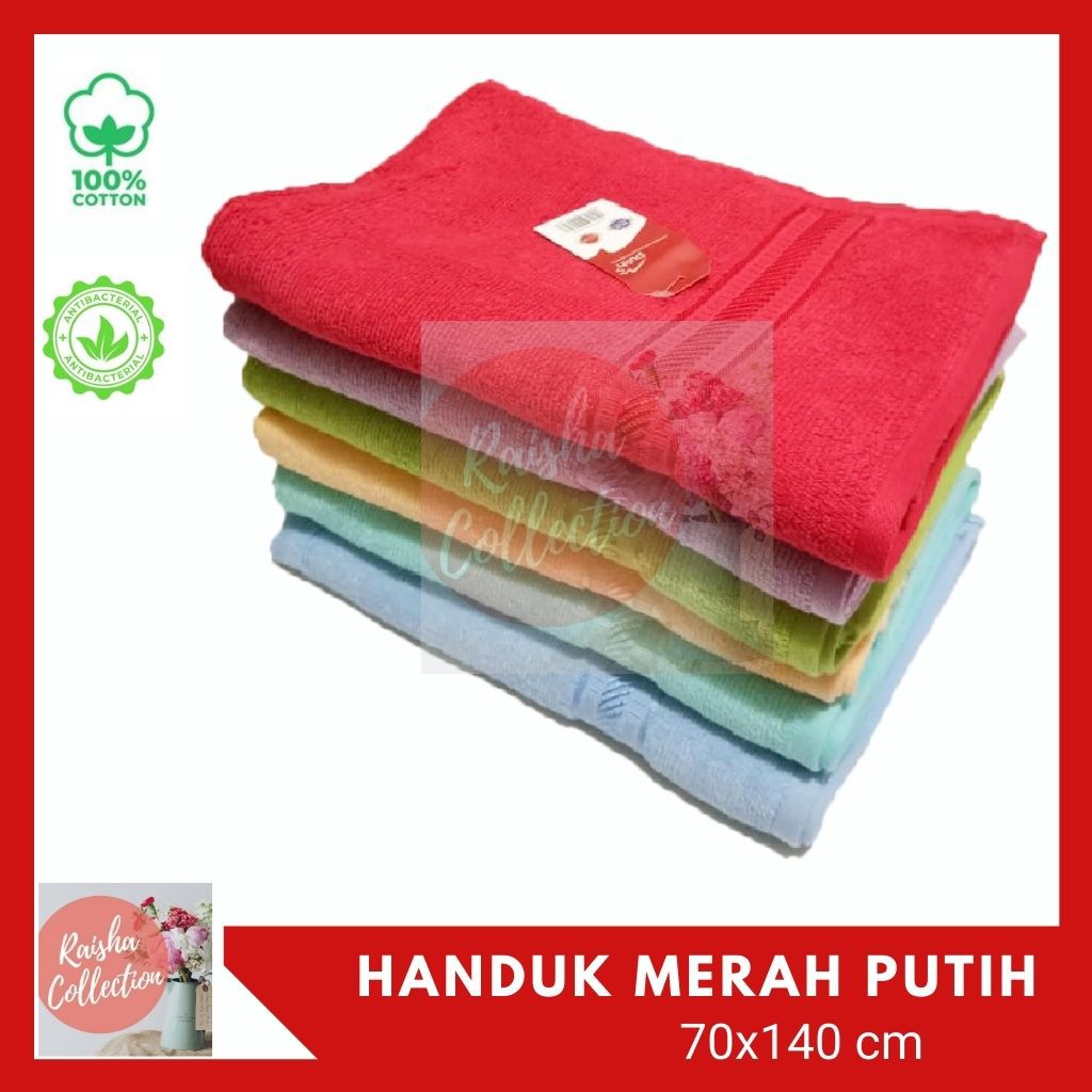 Jual Rc Best Seller Handuk Mandi Merah Putih By Terry Palmer Ukuran