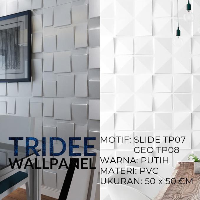 Jual TRIDEE WALLPANEL SLIDE GEO WALLPAPER DINDING DEKORASI TP7