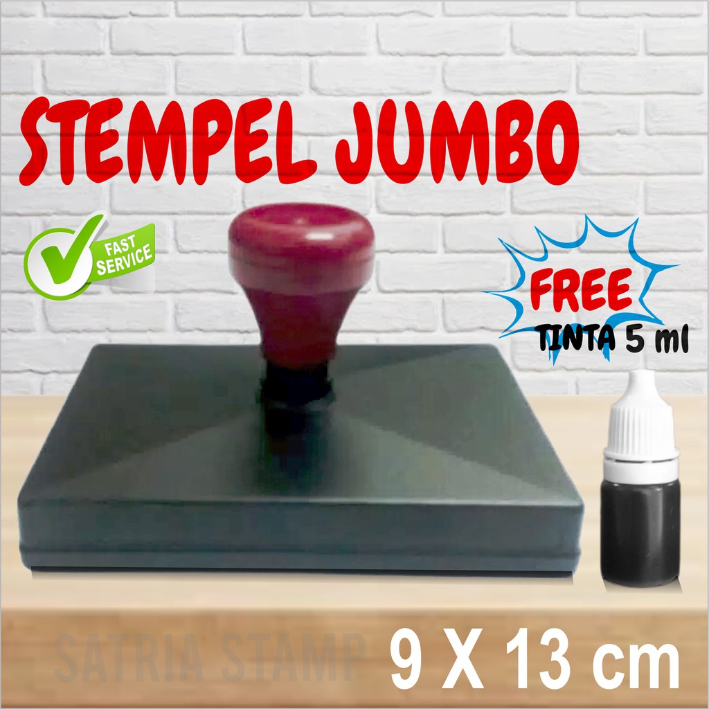 Jual Cetak Stempel Jumbo Custom Flash Cap Branding Kardus Packing