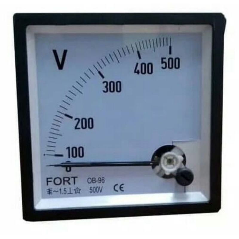 Jual Volt Meter 0 300V FORT Size 72x72 Dan 96x96 Shopee Indonesia