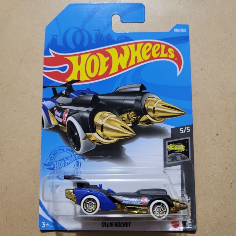 Jual HOT WHEELS OLLIE ROCKET HW SPACE BLACK BLUE GOLD TH TREASURE HUNT Shopee Indonesia