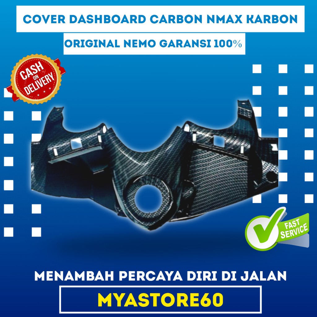 Jual Dashboard Nmax Carbon NEMO Cover Tutup Dashboard Carbon Nmax