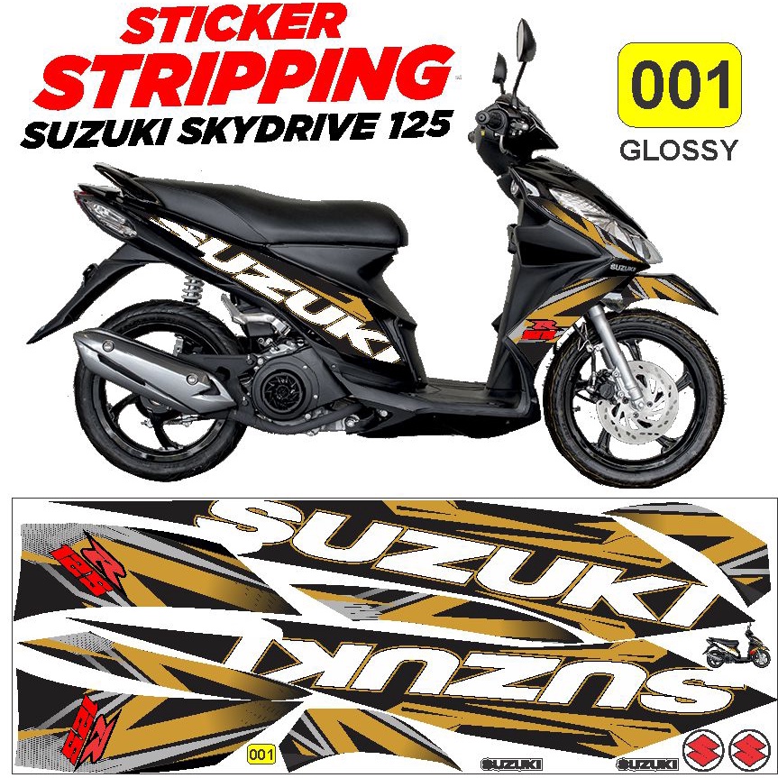 Jual Stiker Striping Decal Suzuki Skydrive Variasi Dn Shopee