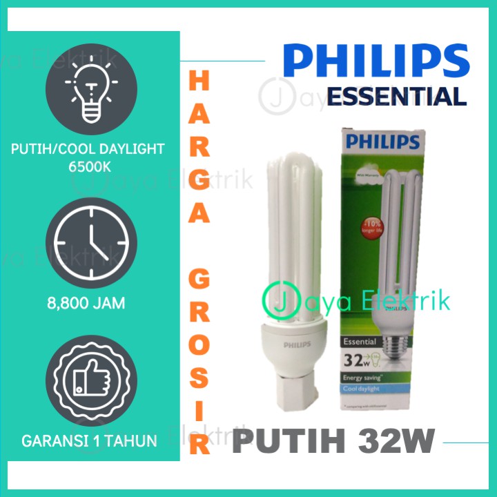 Jual Lampu Philips Essential W W Watt Watt Putih Cool