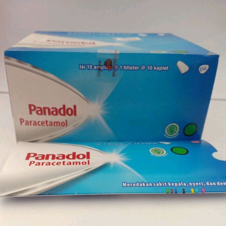 Jual Panadol Paracetamol Per Strip Isi Kaplet Shopee Indonesia