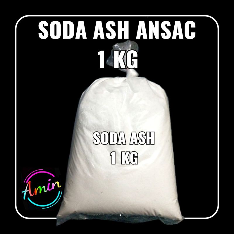 Jual Soda Ash Dense Ansac 1 Kg Shopee Indonesia