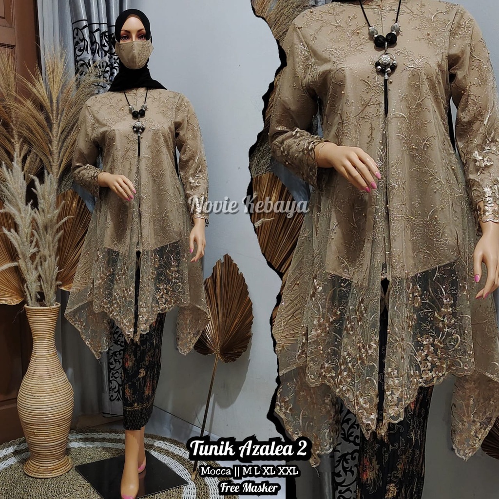 Jual Cod Setelan Kebaya Busui Modern Tunik Tille Busui Kebaya Tunik