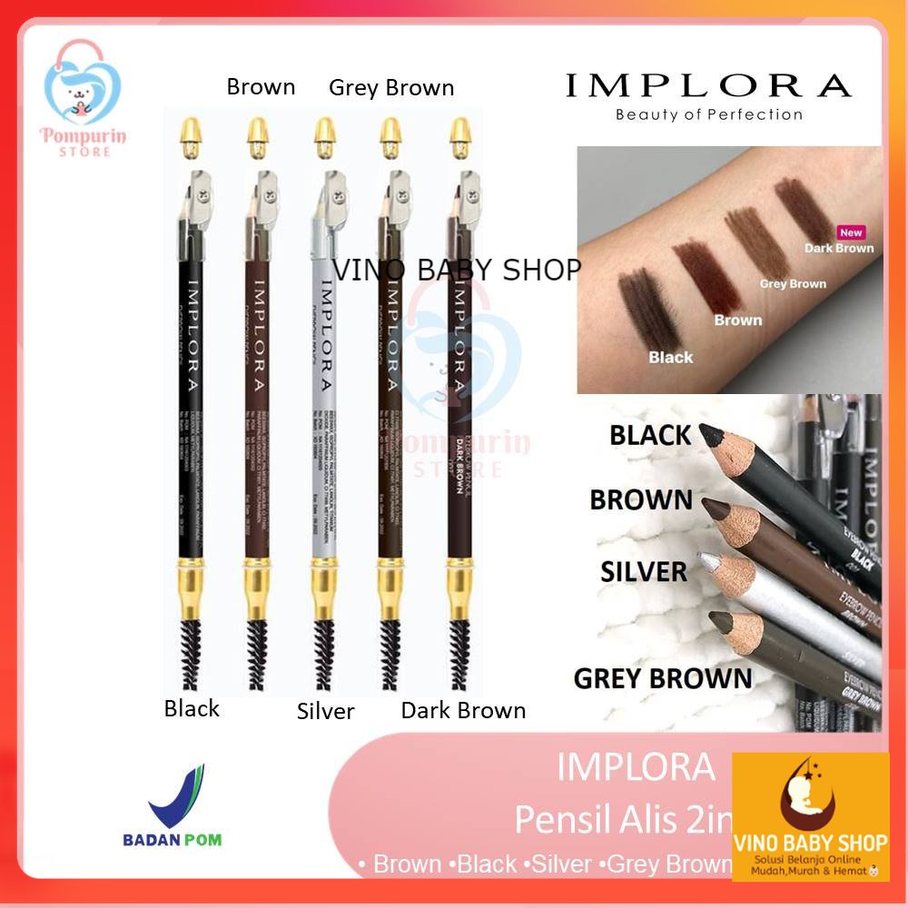 Jual Implora Pensil Alis In Eyebrow Pencil Original Bpom