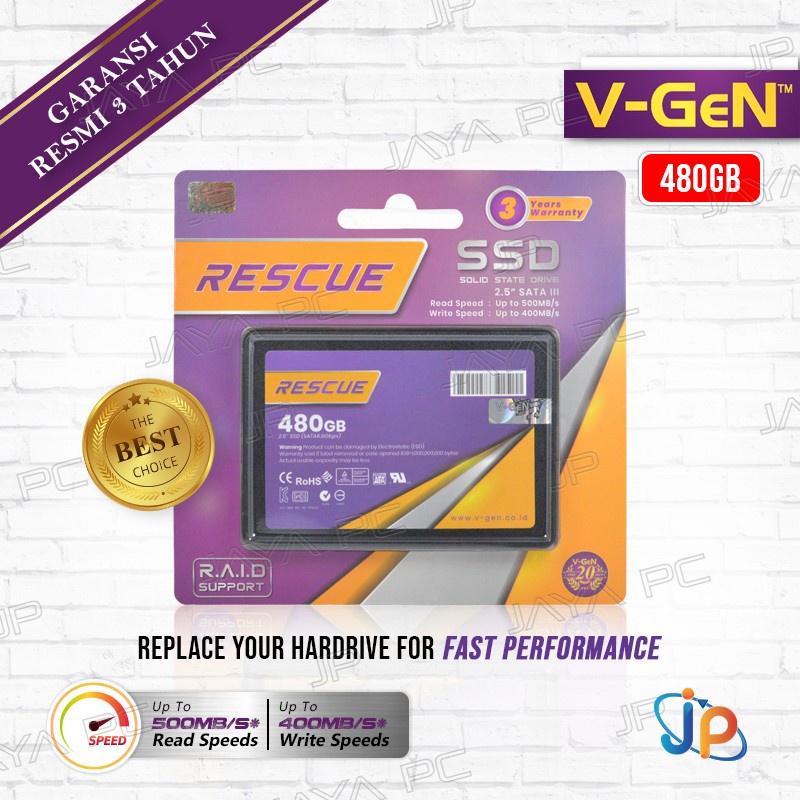 Jual Ssd V Gen Rescue Gb Sata Vgen Gb Shopee Indonesia