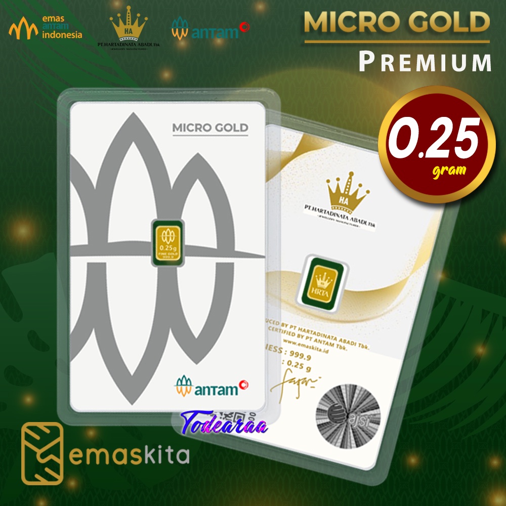 Jual Micro Gold Premium Gram Logam Mulia Karat Hartadinata X