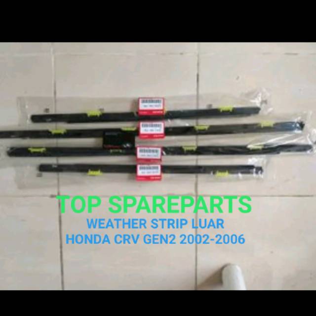 Jual PELIPIT KARET KACA LUAR WEATHER STRIP LUAR DEPAN BELAKANG HONDA