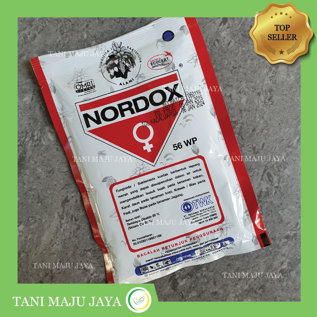 Jual Fungisida Bakterisida Alami Nordox 56 WP 100 Gr ASLI ORIGINAL 100