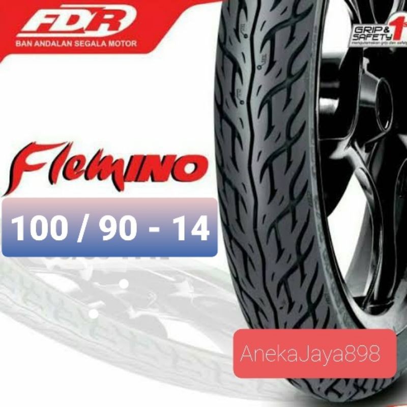 Jual Ban FDR 100 90 14 Matic Tubeless Flemino Shopee Indonesia