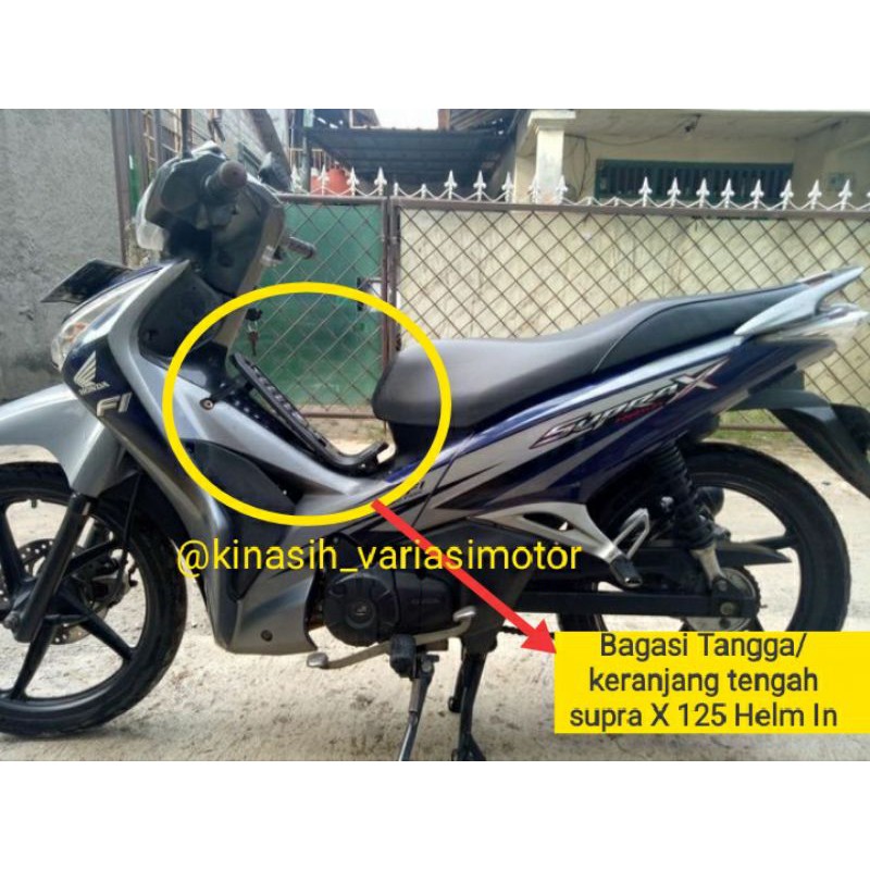 Jual Bagasi Tangga Keranjang Tengah Honda Supra X 125 Helm In Shopee