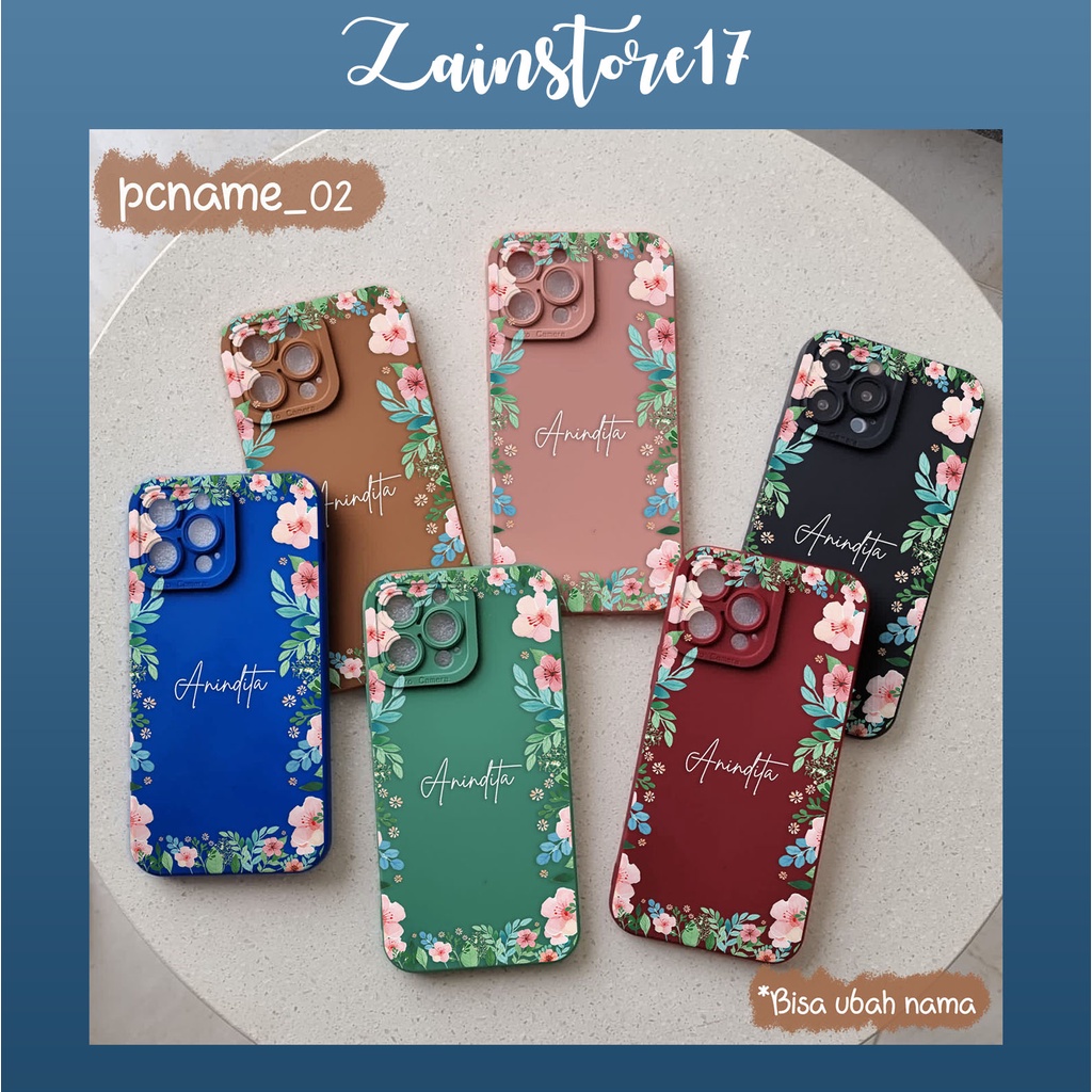 Jual Case Custom Silikon Berwarna Jenis Softcase Procamera Desain Nama