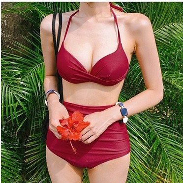 Jual Swimsuit Import Premium Swimwear Bikini Set Baju Renang Wanita