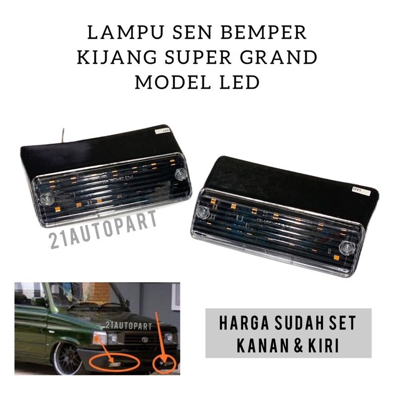 Jual Kijang Grand Kijang Super Lampu Sein Bemper Model Led Shopee