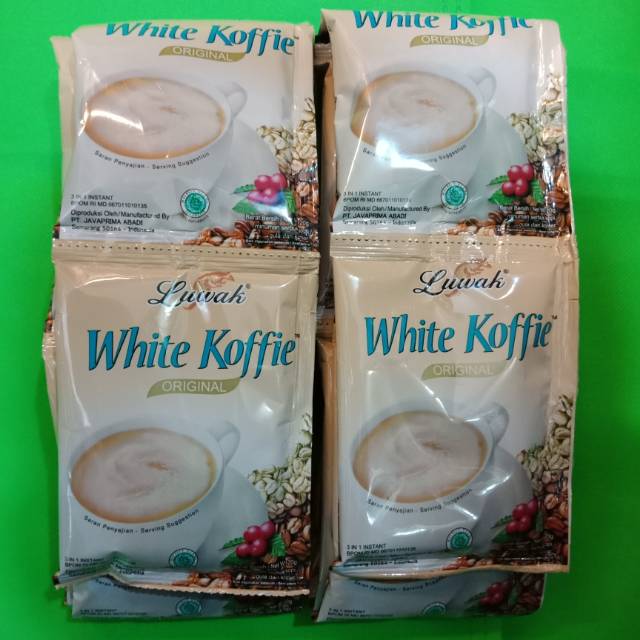 Jual Luwak White Koffie Original 20g 10bks Rcg Shopee Indonesia