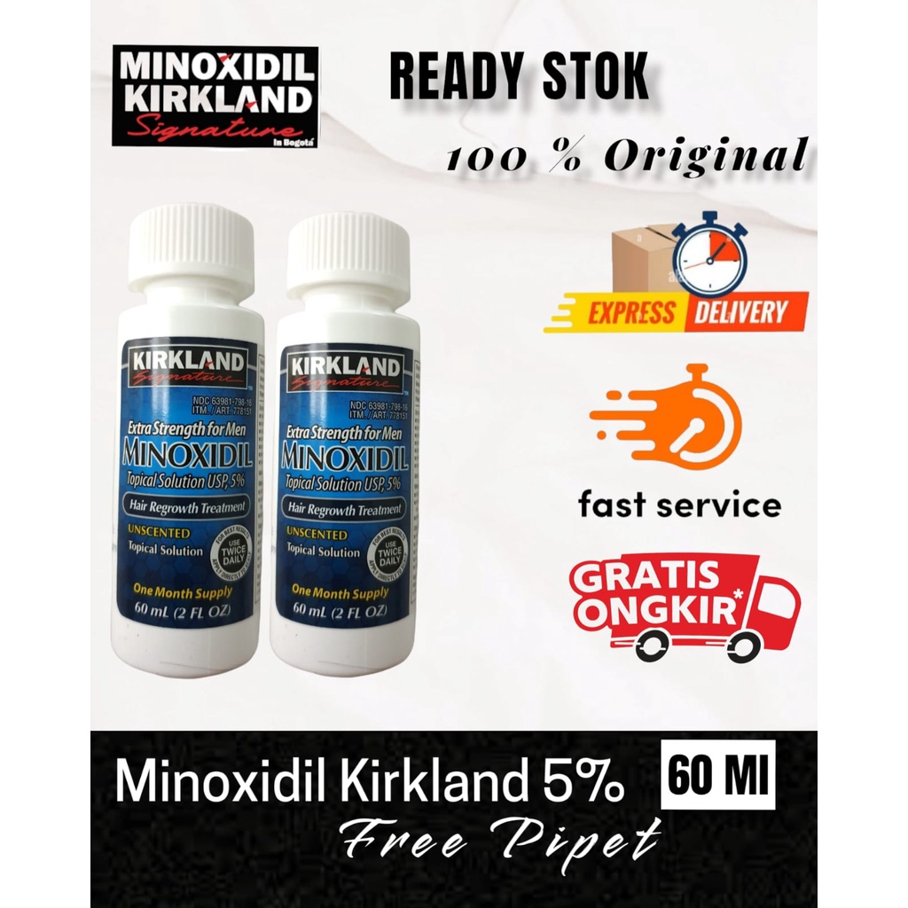 Jual Minoxidil Kirkland Made In Israel Original Botol Shopee