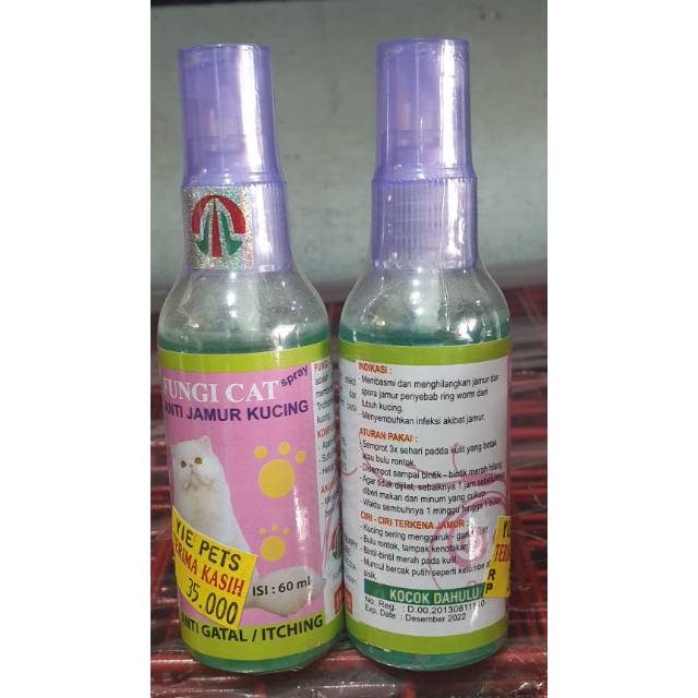 Jual Fungi Cat Spray Obat Jamur Kucing Shopee Indonesia