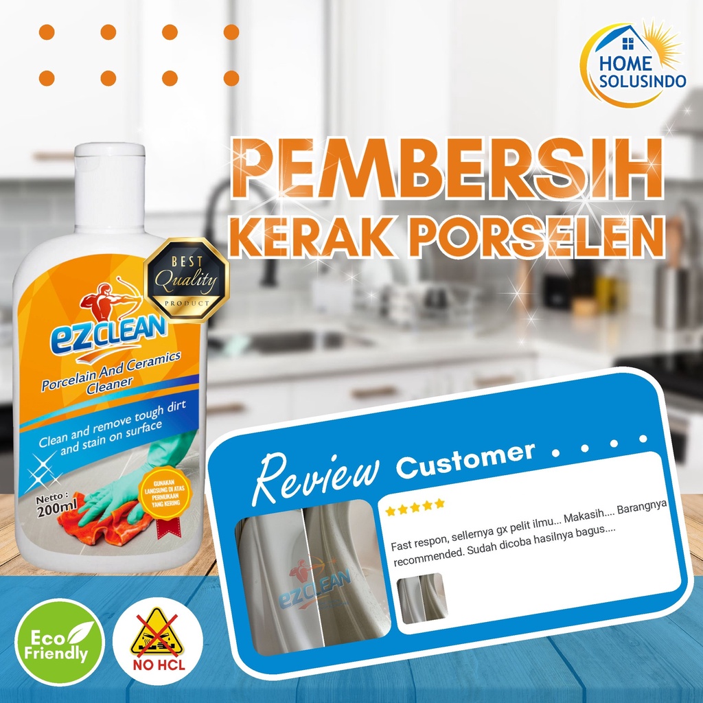 Jual Ez Clean Pembersih Kerak Porselen Kamar Mandi Keramik Wastafel