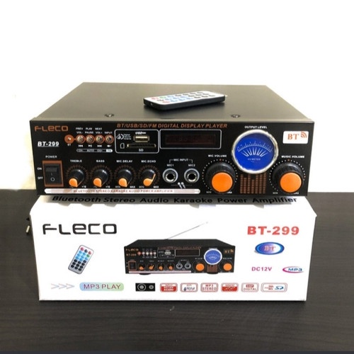 Jual Power Amplifier Bluetooth Fleco Bt Stereo Audio Amplifier