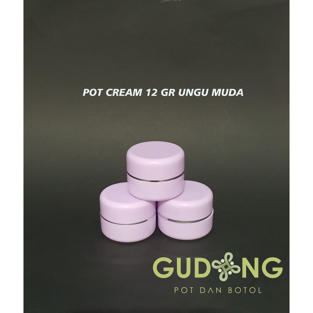 Jual Pot Cream 12 5 Gram Ungu Muda Bahan PP KEMASAN 25 PCS Shopee