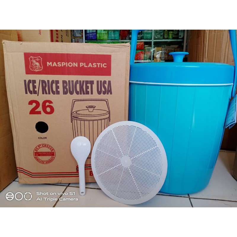 Jual Rice Bucket Termos Nasi Liter Liter Nasi Merek Maspion