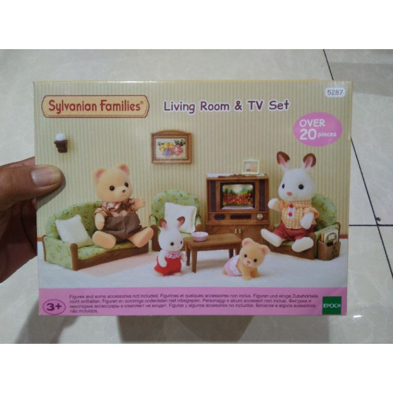 Jual Sylvanian Families Living Room Tv Set Shopee Indonesia