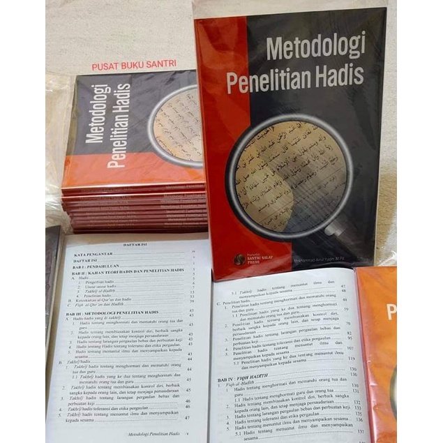 Jual METODOLOGI PENELITIAN HADITS Unsur Hadits Takhrij Hadits Fiqih