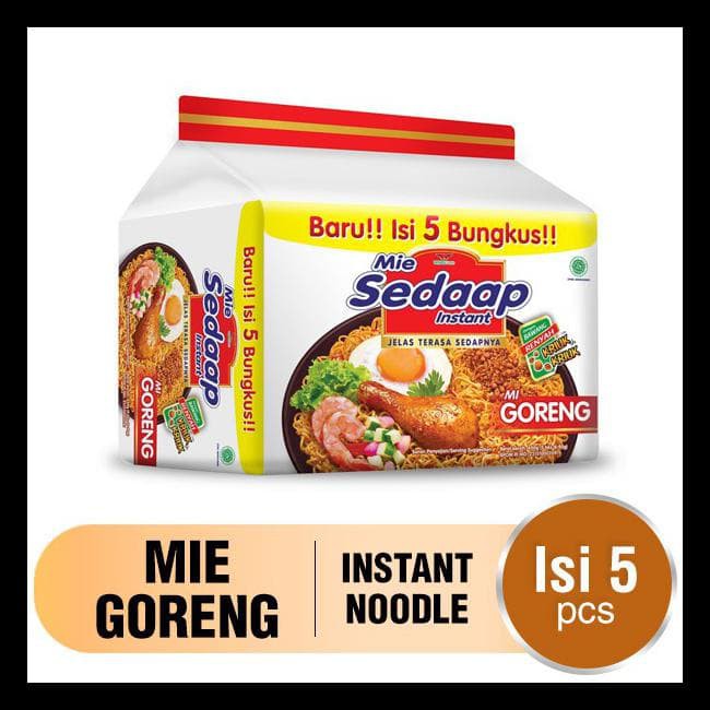 Jual BARU 1 Karton Dos Mie Instan Sedap Goreng Isi 5 Bungkus Lebih