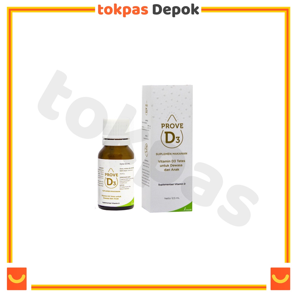 Jual Prove D3 Drops Vitamin D3 400 IU Tetes 12 5 Ml Suplemen Vitamin