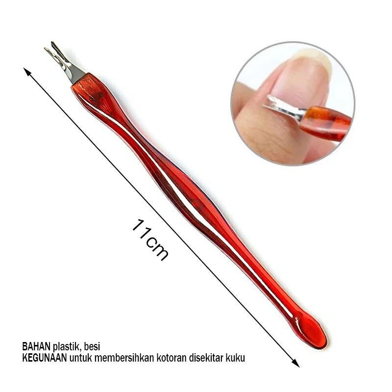 Jual Alat Manicure Pedicure Cuticle Pusher Perawatan Pembersih Kuku