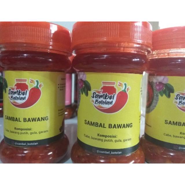 Jual Sambal Bawang Sambal Botolan Shopee Indonesia