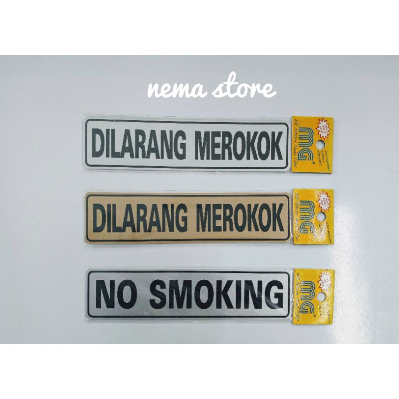 Jual GM STIKER DILARANG MEROKOK STICKER NO SMOKING Shopee Indonesia