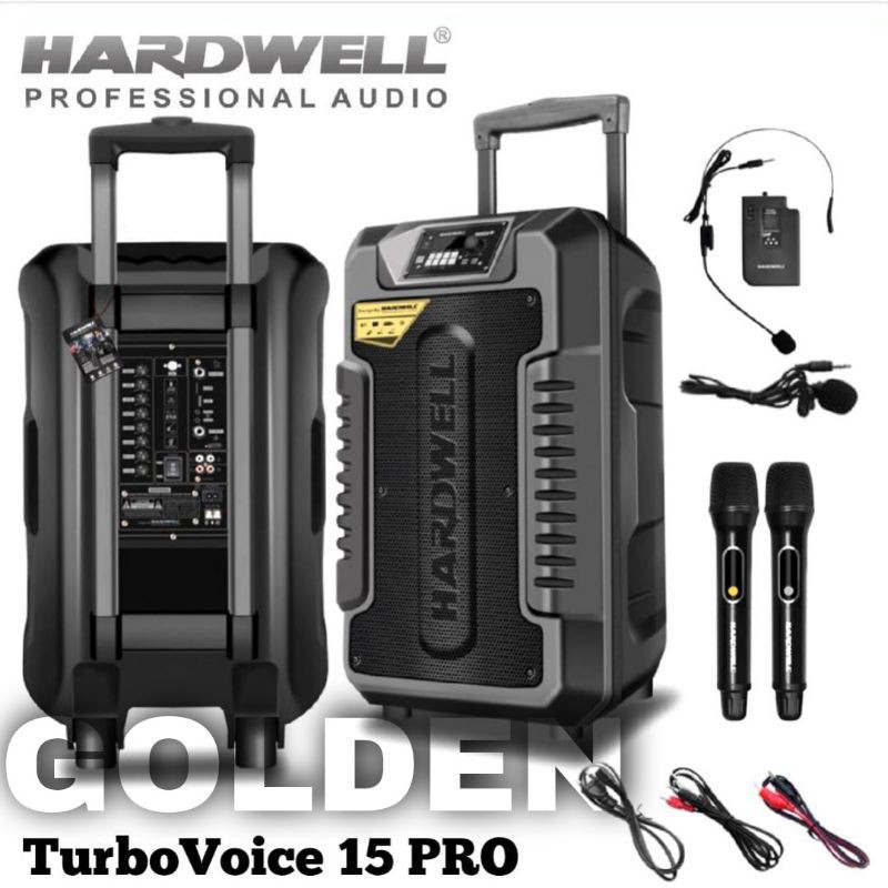 Jual Speaker Portable Wireless Hardwell Turbovoice 15 PRO Original 15