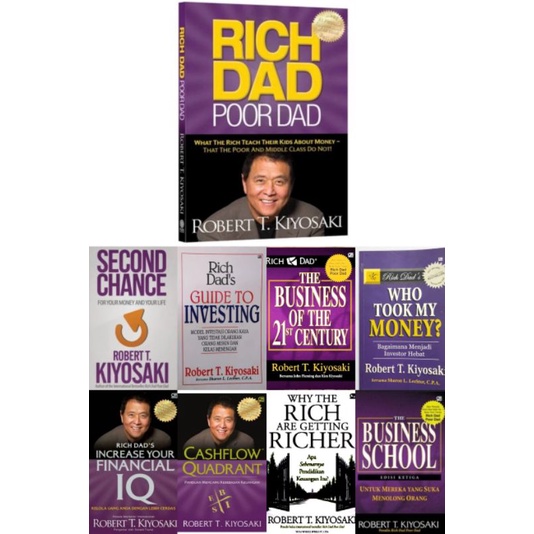 Jual Seri Buku Robert T Kiyosaki Original Rich Dad For Dad