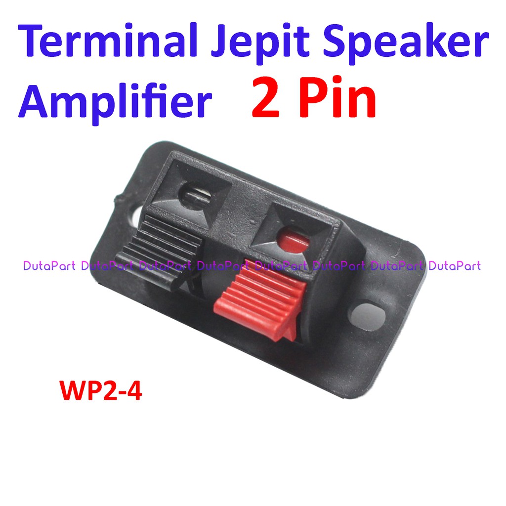 Jual Terminal Jepit 2 Pin Speaker Amplifier Kabel Power Box 2P 2Pin WP2