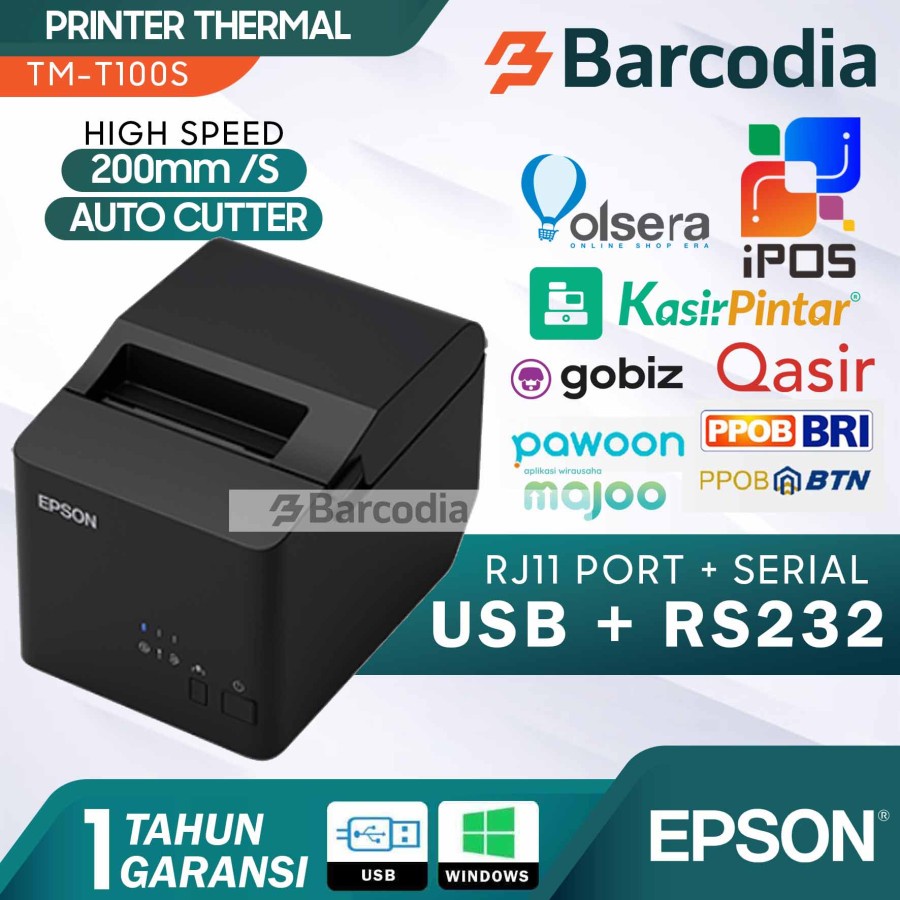 Jual Printer Kasir Epson Tmt S Thermal Usb Serial Shopee Indonesia