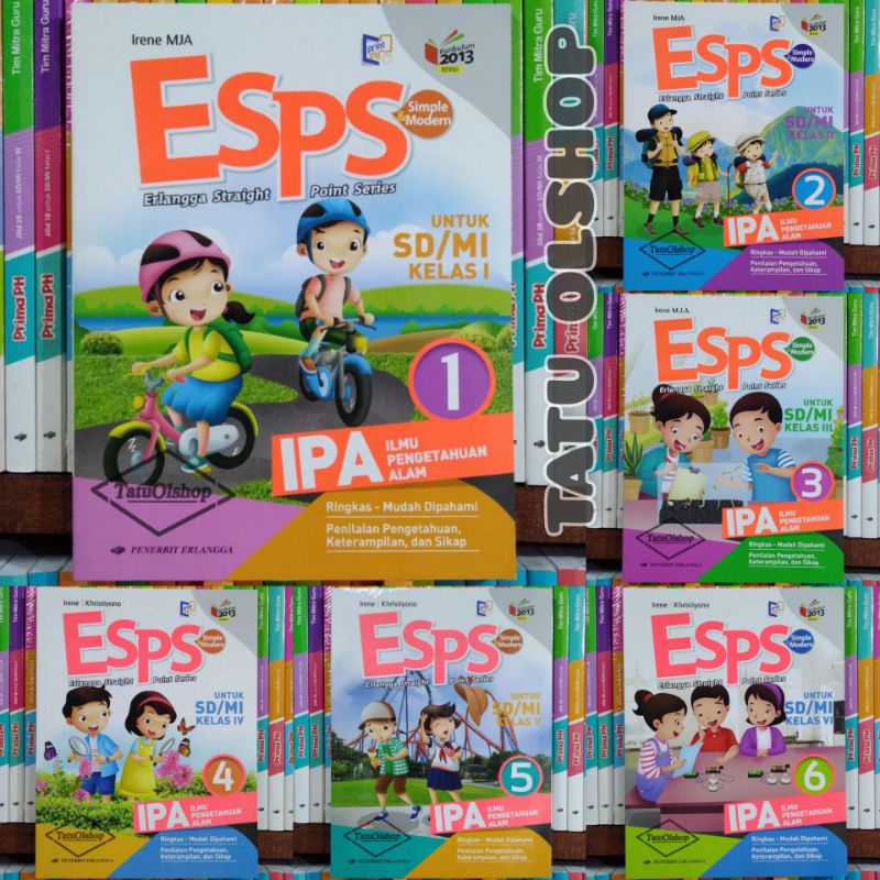 Jual Buku Esps Ipa SD Kelas 1 2 3 4 5 6 Kurikulum 2013 Revisi Original