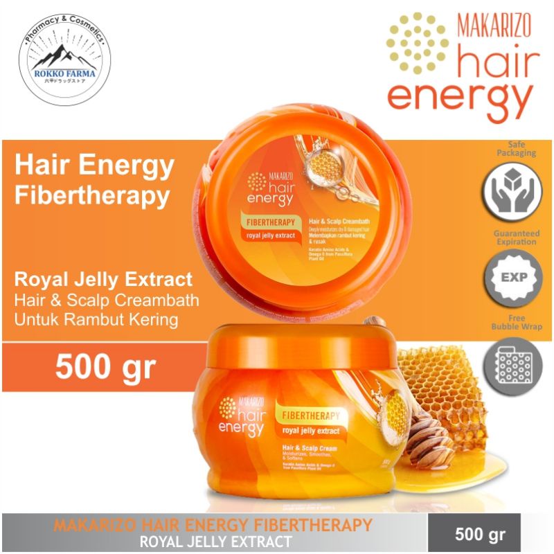 Jual Makarizo Hair Energy Fibertherapy Hair Scalp Creambath Gr