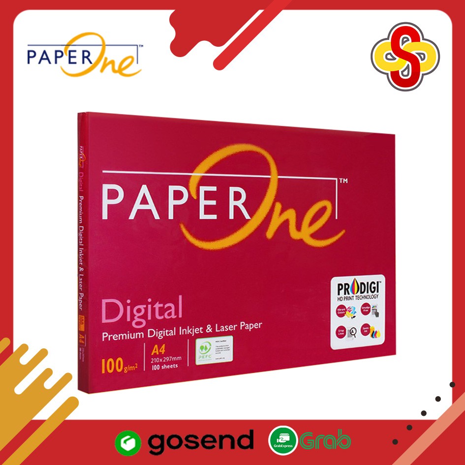 Jual Kertas HVS Paper One A4 100 Gr Isi 100 Lbr Shopee Indonesia