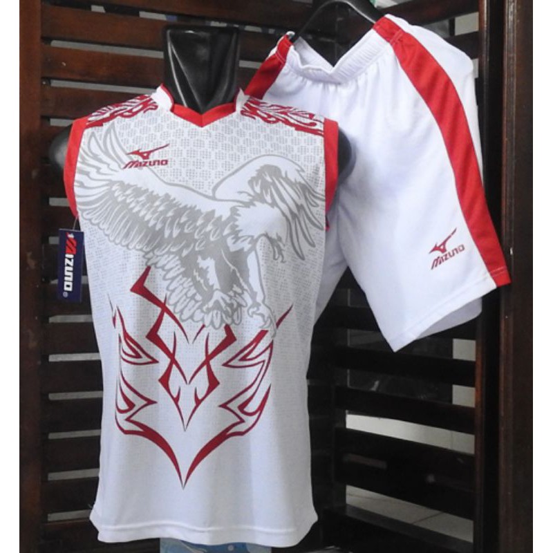 Jual Jersey Mizuno Setelan Voli Seragam Kaos Olahraga Singlet Baju