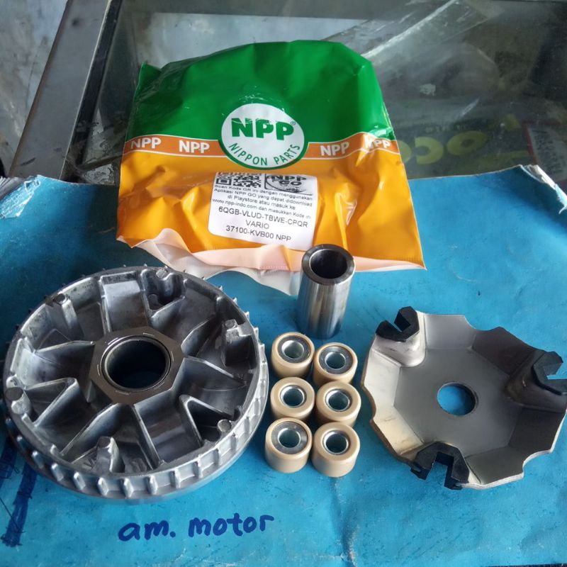 Jual Rumah Roller 1 Set Komplit Assy Vario Carbu KVB Npp Ori