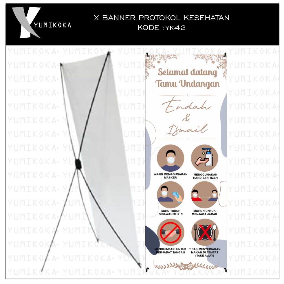 Jual PAKET STAND BANNER XBANNER ACARA WISUDA KELULUSAN PROKES SPANDUK