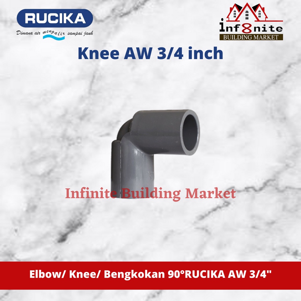 Jual Keni L Elbow Aw Knee Bengkokan Polos Pvc Non Drat Rucika