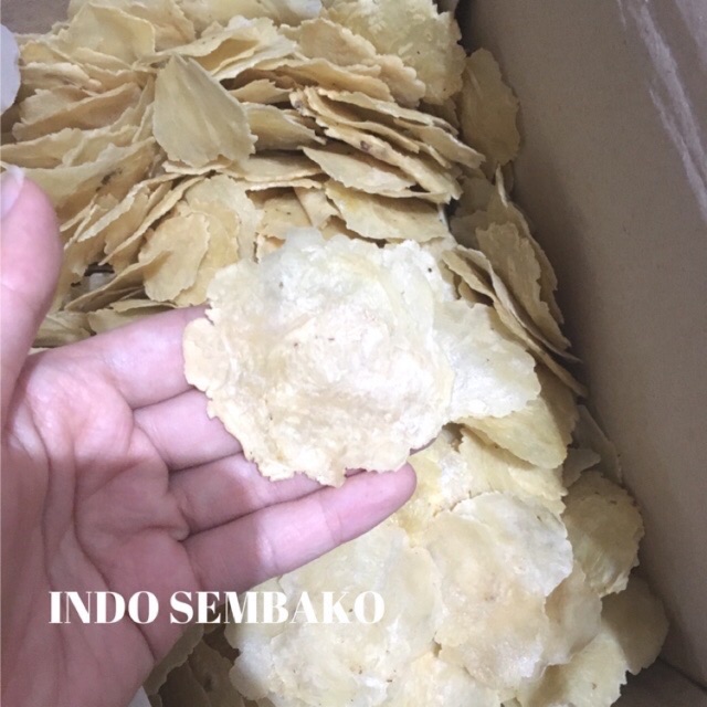 Jual Emping Abadi Kg Kerupuk Emping Mentah Kg Krupuk Emping